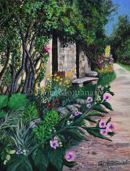Il Sentiero Fiorito Stampa Artistica Edizione Limitata