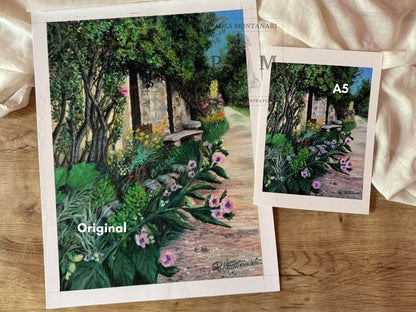 Il Sentiero Fiorito Stampa Artistica Edizione Limitata